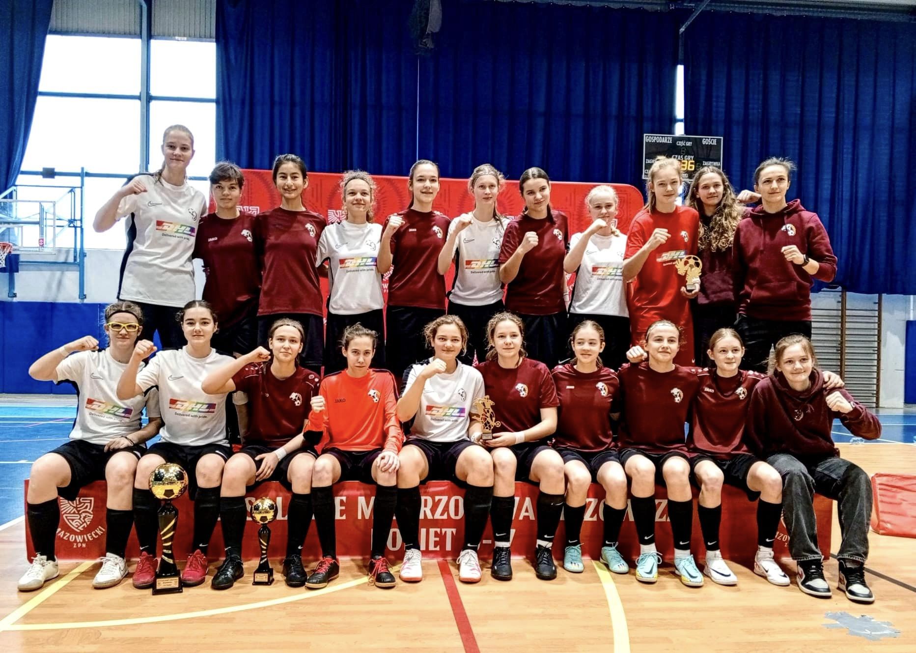 Jesteśmy Futsalowymi Mistrzyniami i Wicemistrzyniami Mazowsza w kategorii U17